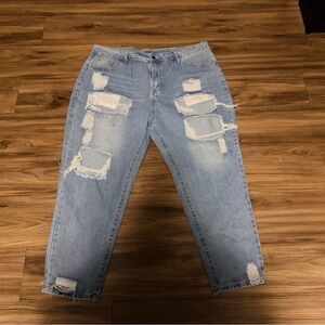 SHEIN Light Blue Denim Jeans